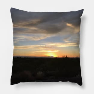 Splendid desert sunset Pillow