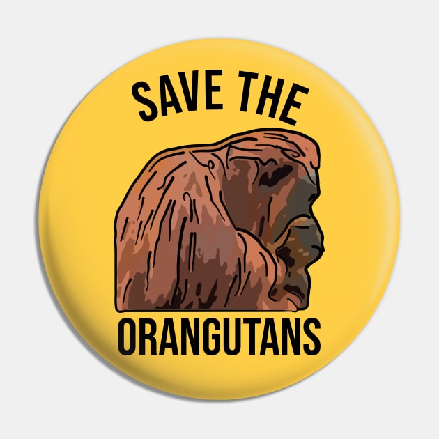 Save the Orangutans Pin by ardp13