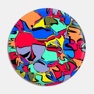 Random psychedelic pattern Pin