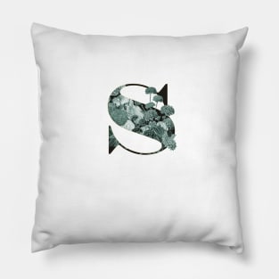 Flower Alphabet S Pillow