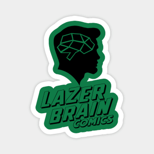 LAZER BRAIN COMICS! Magnet