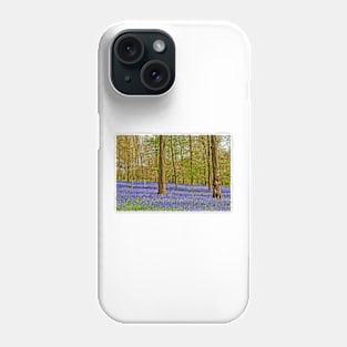 Bluebell Woods Greys Court Oxfordshire UK Phone Case