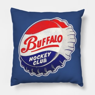 Defunct Buffalo Bisons Hockey Team Pillow