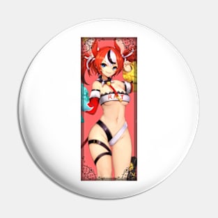 Hakos Baelz In UnderWear, Hololive Potrait Pin