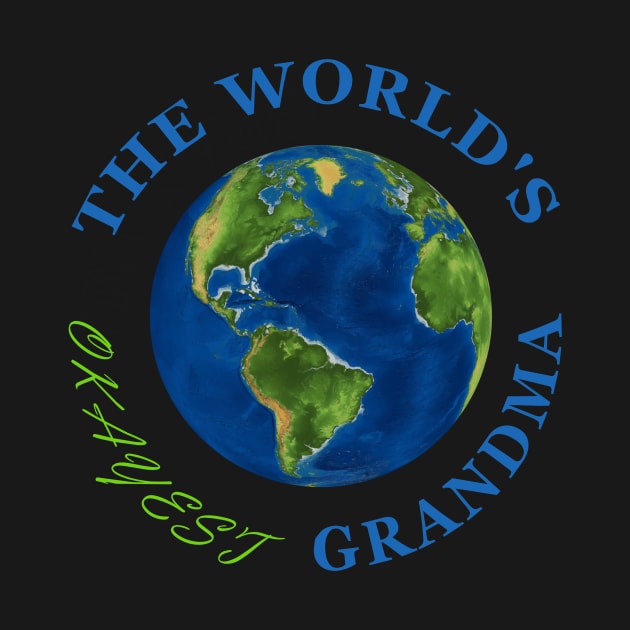 The World's Okayest Grandma by Rossla Designs