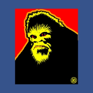 Mad Sasquatch Angry Bigfoot Mean Mug Monster Scary Mode Beast T-Shirt