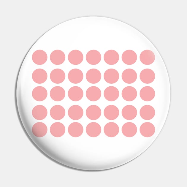 Pink Symetric Dots Pin by Nathalodi