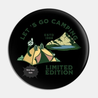 Camping gear sale Pin