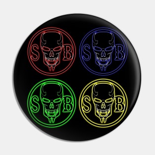 4 Color SB Logo design Pin