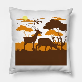 Wild Life- African Animals Pillow