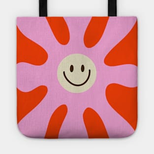 Flower Groovie 70s Retro Tote