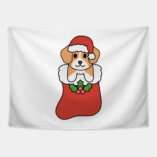 Christmas Beagle Stocking Tapestry