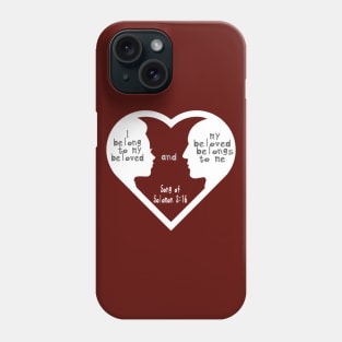 My Beloved Married Couple Song of Solomon Bible Verse Phone Case