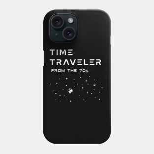 TIME TRAVELER, From the 70's. Nostalgia, down memory lane. Phone Case