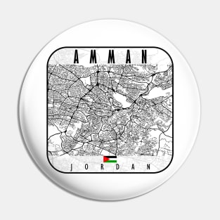 Amman Map Jordan Pin