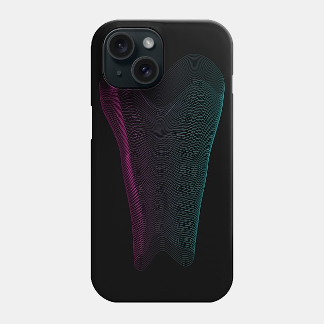 Sound Wave Phone Case by joeymono