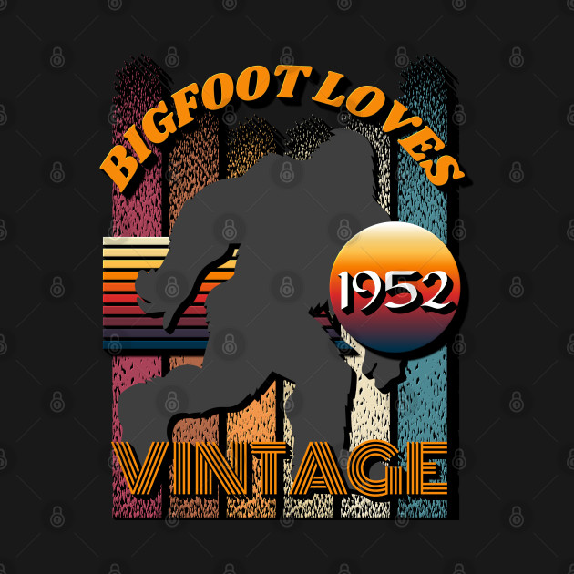 Bigfoot Loves Vintage 1952 by Scovel Design Shop