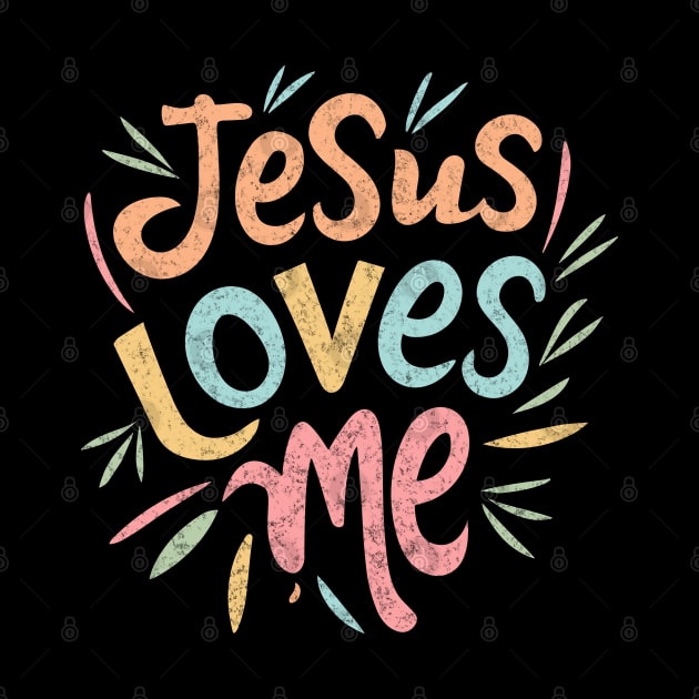 Jesus Loves Me - vintage design by Bellinna