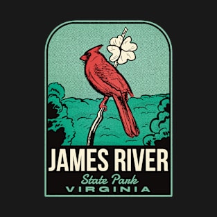 James River State Park VA Vintage Travel T-Shirt