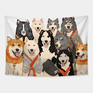 Japanese Dogs: For Dog Lovers Tapestry