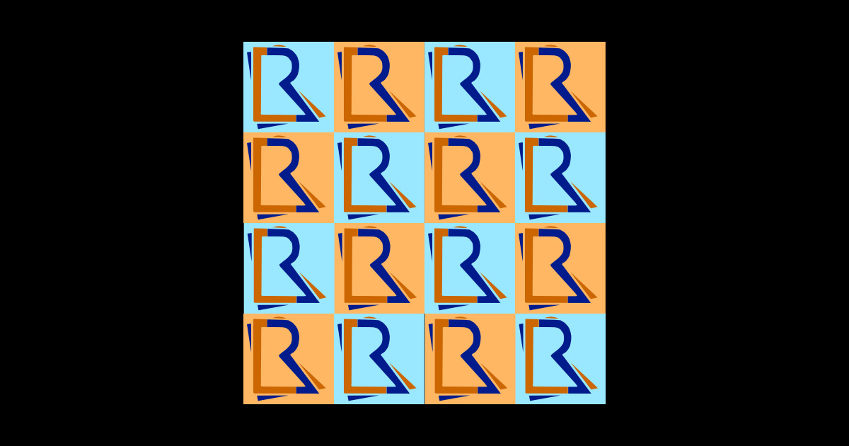 Realms Logo Patchwork - Patchwork Logo - Sticker | TeePublic