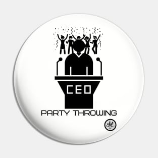 CEO of Party Throwing Pin