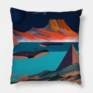 Alone in an Unknown World Pillow