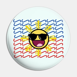 Laughing Emoji Sun / Baybayin word HA HA HA.... Pin