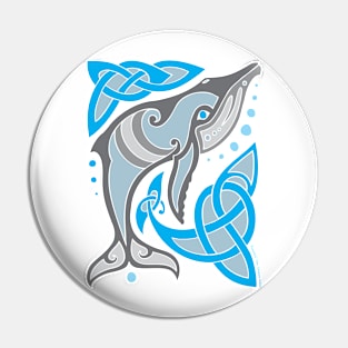 Celtic Whale Pin