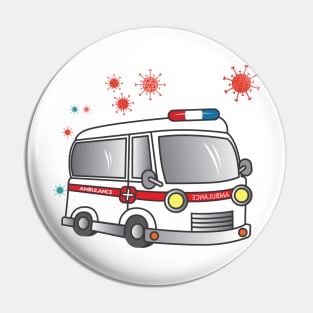 Emergency Ambulance Pin