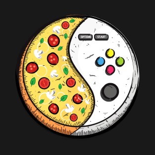 Gaming and Pizza Gifts for Gamer Boy T-Shirt