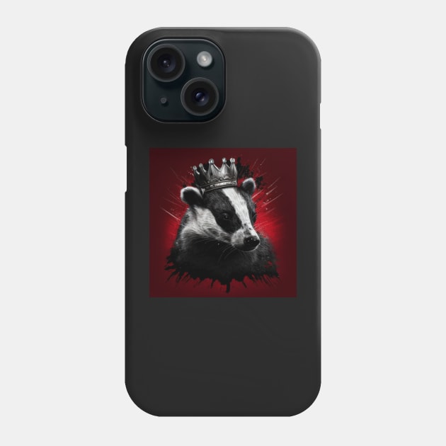 The Badger King Phone Case by HIghlandkings