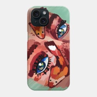 Beautiful blue eyes Phone Case