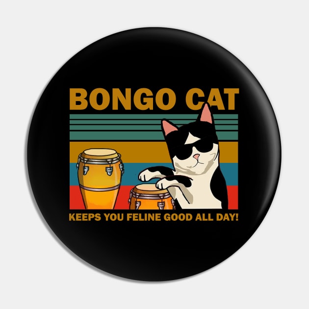 Bongo Cat Pin by Bigfinz