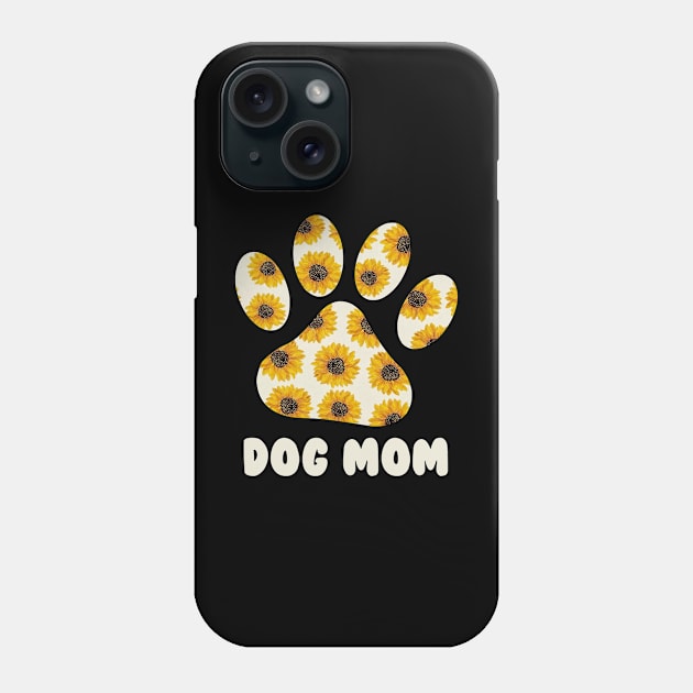 Dog Mom Sunflower Mother's Day Gift Dog Lover Phone Case by NgocSanhHuynh