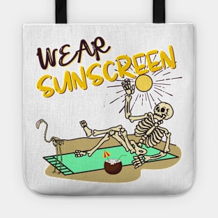 Wear Sunscreen Tote