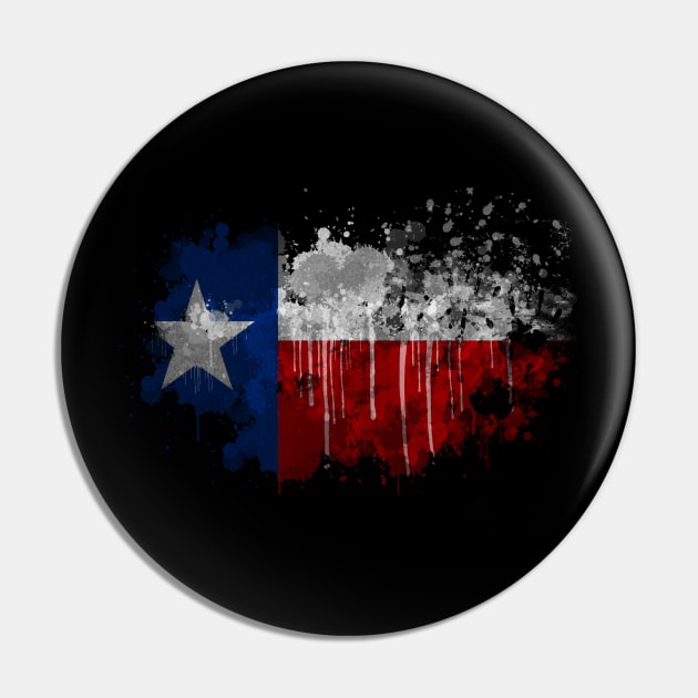 Texas Flag Souvenir Pin by Anoncactusart