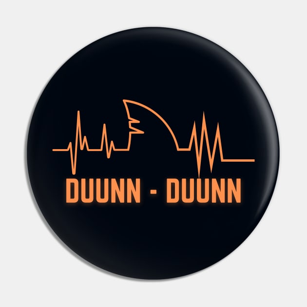 Duunn Duunn - Great White Shark Theme Pin by CLPDesignLab