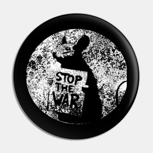 Grunge 'Stop The War' War' Anti War Pin