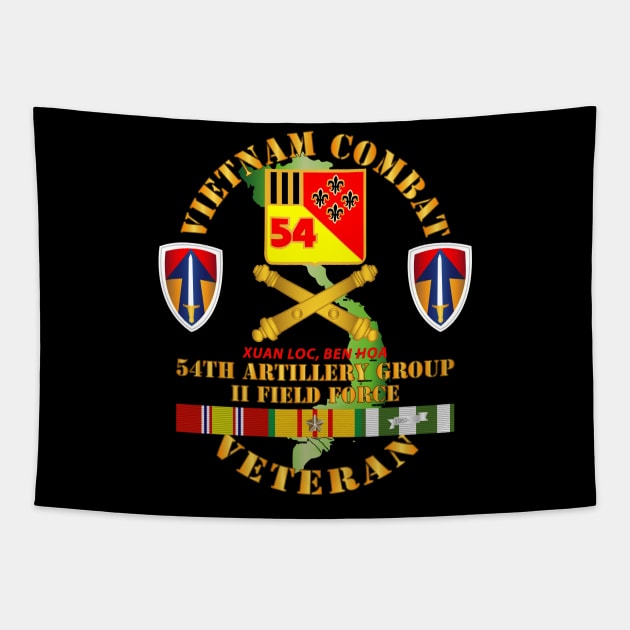 Vietnam Combat Vet - 54th Artillery Group - II Field Force w VN SVC Tapestry by twix123844