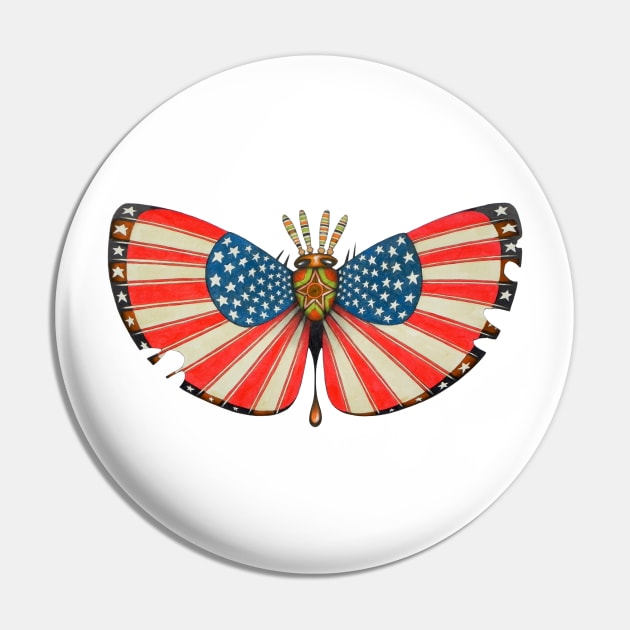 patriot moth Pin by federicocortese