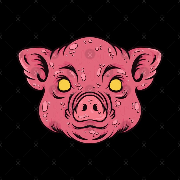 Scary Pig by haloakuadit