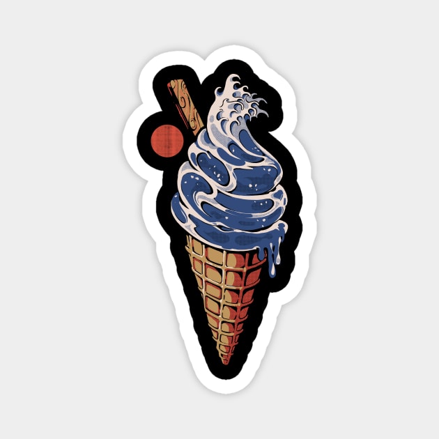 Great Ice cream Magnet by Ilustrata