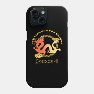 Chinese New Year of Wood Dragon 2024 Phone Case