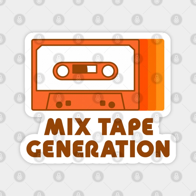 Mix Tape Generation Magnet by Tamara Lance