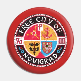 Free City of Novigrad Pin