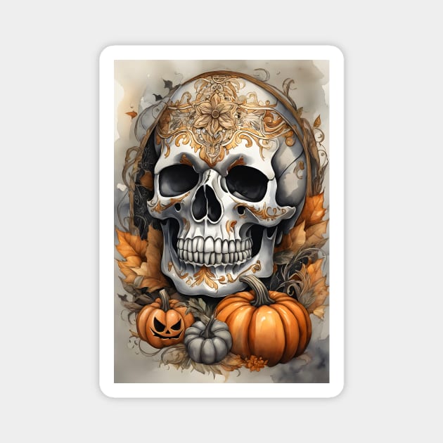 Halloween calaveras Magnet by puravidavisions