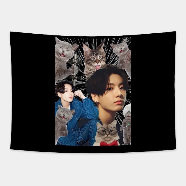 BTS JUNG KOOK Tapestry by your local kpop fan