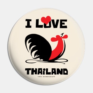 Rooster Thai Handicraft Pin