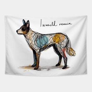 Steadfast Guardian - Blue Heeler Tapestry